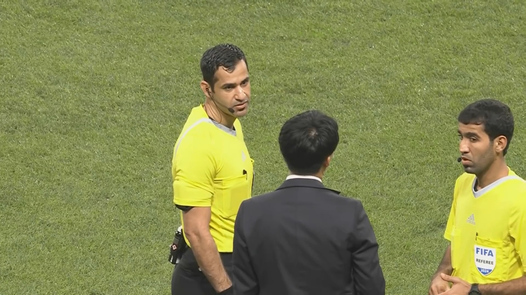 賈西姆執(zhí)法亞冠海港客戰(zhàn)神戶勝利船，此前主哨國足0-7日本