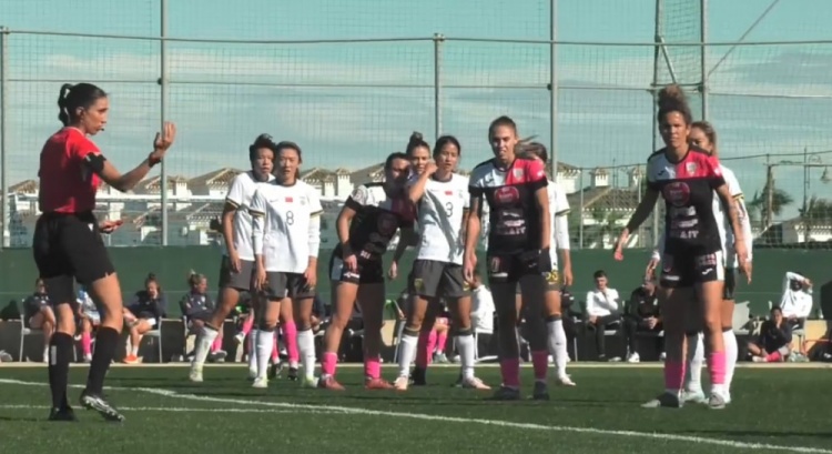  唐佳麗梅開(kāi)二度、邵子欽破門，中國(guó)女足3-2擊敗Alhama俱樂(lè)部女足